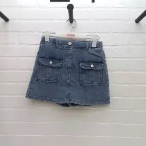 [소이]4부 아웃포켓  데님 랩바지(24M5281 BL)_CJ