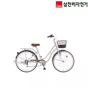2026 삼천리 레스포 26 프림로즈 -완조립- 알루미늄 클래식 시티형 여성용 바구니자전거