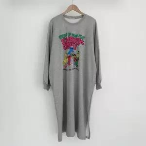 아이우먼 가족캐릭터루즈핏원피스 POQ880M404 빅사이즈