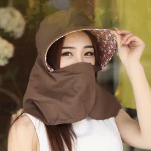 얼굴햇빛가리개 햇빛차단모자 뒷목가리개 모자 자외선차단 마스크