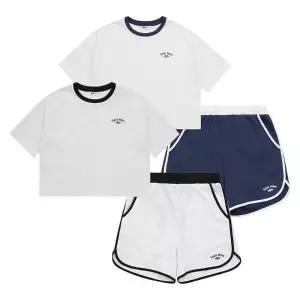 [소이] 주니어 세이브존01 여름 여아 프리핏 레트로 배색 셋업  24m0072 (S15305017)