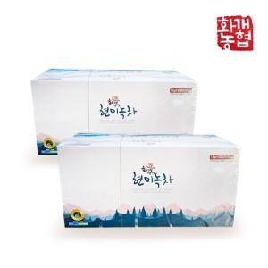 화개농협 화개장터 현미녹차 100티백 150g)x2박스