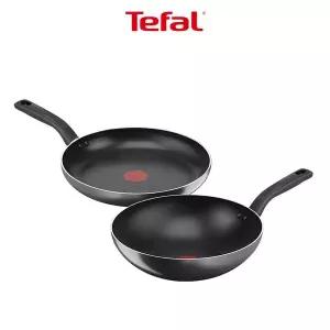 [테팔] 티타늄 1X 쿡이지 프라이팬 2종 세트(팬28+웍28)