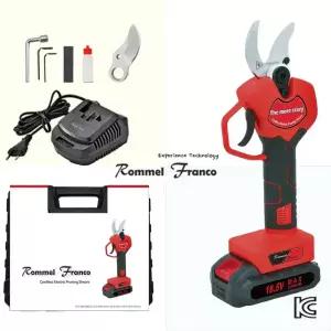 롬멜프랑코 21V 충전식 더 모아크레이지 리튬이온 무선 전동 전지가위