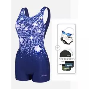 [레노마수영복](하남점)*폴리백 증정* 여성 트윙클 2부 반신수영복 퍼플 RN-LF2E061-PP