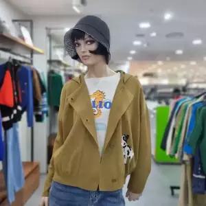 베네통/애플아울렛/강아지 자수 후드 가디건/BAKC04341