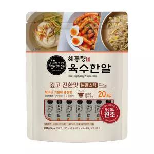 해통령 육수한알 분말 스틱형 20개입_깊고 진한맛