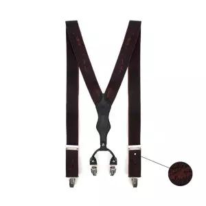 골프 프린팅 브라운 클립 서스펜더 SD01/맬방/멜빵끈/정장/멜빵/남성/멜방/고급/성인/서스팬더/남성용/남자