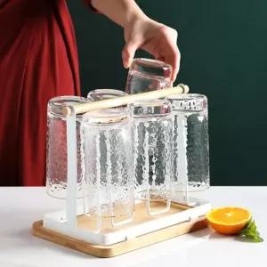 컵걸이 유리잔 컵 물빠짐 건조대 걸이대/걸이/정리대/거치대/정리/꽂이/주방/머그컵/인테리어/스탠드/우드