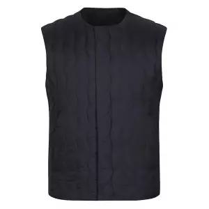 [웨스트우드] 남성 간절기 맨 히트커버 패딩 라운드 베스트 WN3MCVT621NV_OD