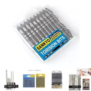 (TSV-065) 산쿄 토션 비트날 10p세트 드라이버날/공구셋트/공업공구/드라이버공구/드라이버비트/드라이버