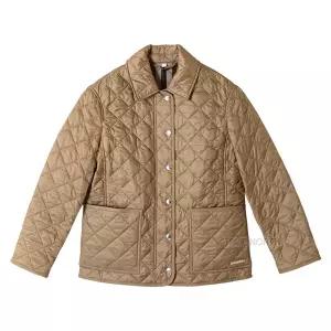 [롯데백화점]버버리 여성 8084195 달리 다이아몬드 퀄팅 자켓 점퍼 베이지