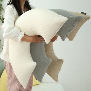 신상 목편한 피그먼트 반달쿠션 겸 경추베개/목베개 거북 호텔 다리 허리 배받이 일자목 등받이 미용실