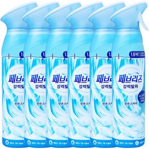 페브리즈 에어 공기탈취제 린넨 스카이 165g x 6개