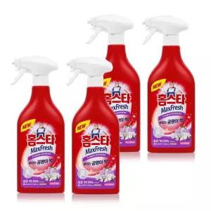 홈스타 맥스프레쉬 뿌리는 곰팡이 싹 곰팡이 제거제 락스함유 500ml 4개