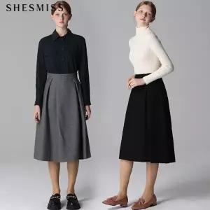 [쉬즈미스] 울 A라인 스커트