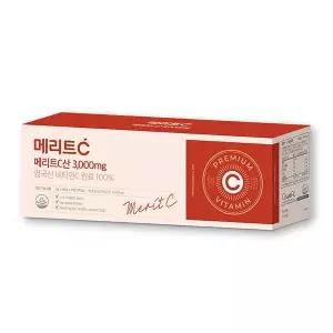 휴온스 메리트C산 3000mg 고함량 영국산 DSM 비타민C 3개월분 90포 1박스