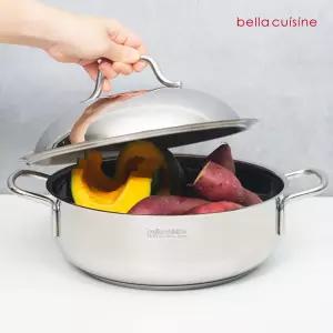 벨라쿠진 18/10스테인리스 스틸 26cm 멀티웍 세트 /인덕션 가능