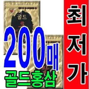 골드 홍삼패드/200장 /인삼패드/다나아/효도선물/판촉물/파스아님/어버이날선물