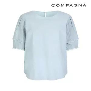[꼼빠니아]소매배색반팔블라우스_CABU6-WRB480