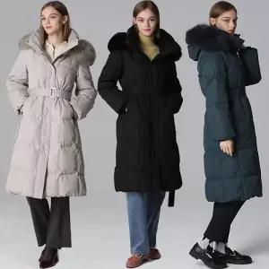 [홈쇼핑방송/르오트(LeOT)] 프리미엄 사가폭스퍼(SAGA FOX) 스퀘어 구스다운코트