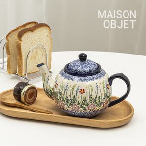 프라카 폴란드풍 도자기 티팟