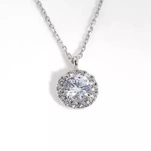 [샤밍주얼리]1캐럿 랩 다이아 목걸이 IGI GIA 트윙클 프러포즈 여자 친구 결혼 기념일 선물