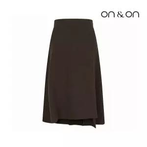 [온앤온][온앤온] 뒷밴딩 언발란스 슬릿 스커트(JW2WSB15)