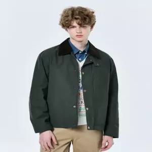 헤지스 남성 25SS [클래식] 카키 헌팅 자켓 HZJU5A206K3