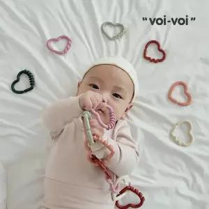 [젤리맘] 보이보이 하트링 고리 친구들 장난감 30개입 / 치발기 장난감