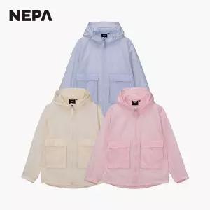 [네파][최초가:139,000] 네파 여성 라이프스타일 아웃포켓 윈드 자켓 7I40641