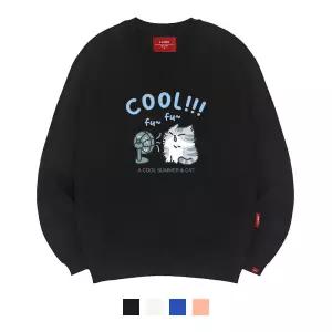 [엘라모] 3M COOL캣 맨투맨 남녀공용 빅사이즈 S~4XL