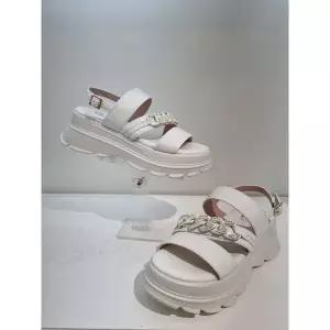 [하프클럽/에스콰이아]MARIO여성 통굽 스트랩 샌들 굽6센치 PFEMSD670