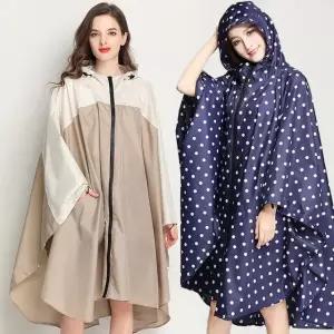 경량 판초우의 레인코트 성인 여성우비 EVA 방수 롱우의 비옷