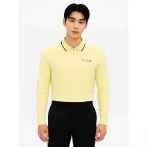 [아웃도어스/까스텔바작]남성 골프 카라 티셔츠 요꼬 반집업_BGCSTS005NG