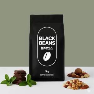 블랙빈스 원두커피 1kg 인도네시아 만델링