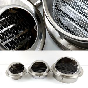 스텐 SUS 원형 투구형 철망 후드 캡 마개 뚜껑 환기구 배기구 배관 이물 유입 방지 낱개 1P 사이즈 100파이