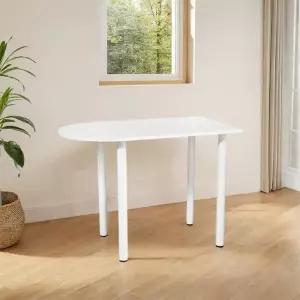 [아트박스]/가구느낌 하입반원책상 반타원 식탁 거실테이블 1000x600