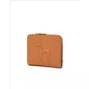 [NS홈쇼핑][헤지스ACC] HIWA2E252W2 [MIGHTY]브라운 퍼피 엠보 라운드지퍼 반지갑..
