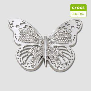 갤러리아 [크록스 본사] 실버 컷아웃 버터플라이 지비츠 참 10015709