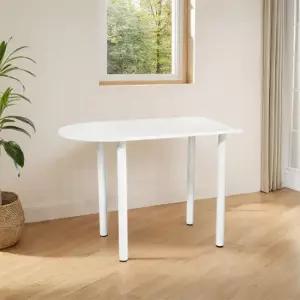 아트박스 가구느낌 하입반원책상 반타원 식탁 거실테이블 1000x600