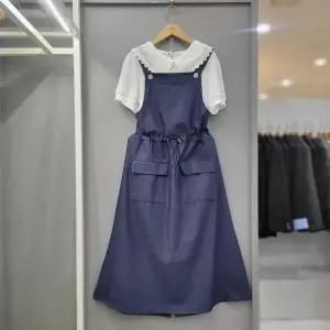 [무자크]청멜빵 건빵원피스 P3OP04