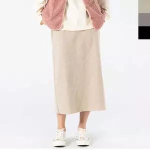 여성 겨울 H라인 니트 롱스커트 1P 보온 따뜻한 치마
