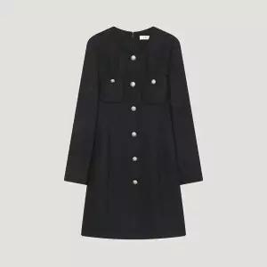 [롯데백화점]리스트 트위드 버튼 장식 원피스(TWWOPP52020)