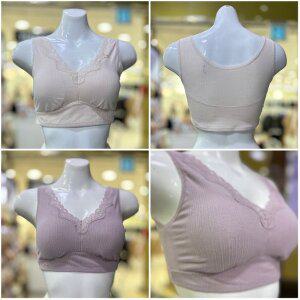 [비비안]2종중 (택1) 면폴리 에어로쿨 여성 브라탑 RU7384B_DG