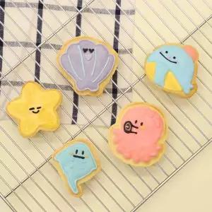 바다 동물 아이싱 쿠키 만들기 세트 DIY 키트 체험 노오븐 베이킹 단체 주문 솜씨키트