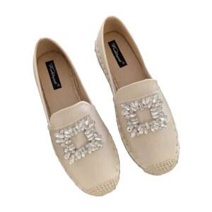 여성 에스파듀 슬립온 여름 여성용 솔루도스 로퍼 편한