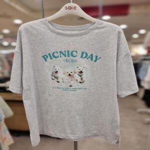 주)소이 세이브존01 여름 5부 멜란지 강아지티 24M1458