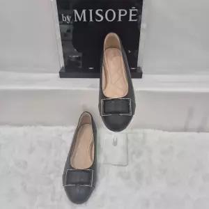 [미소페]By미소페 여성 사각장식 플랫 슈즈 112HH435HH005 BLACK 2_JJ