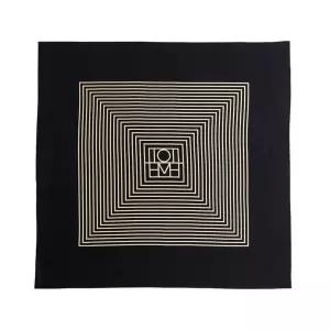 [토즈]26SS 토템 여성 모노그램 프린트 실크 스카프 블랙 211853801 902